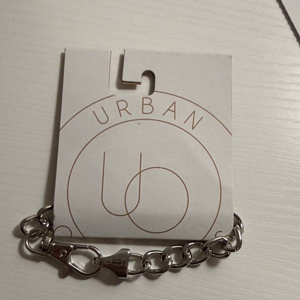 Urban Outfitters Silver Chain Bracelet
